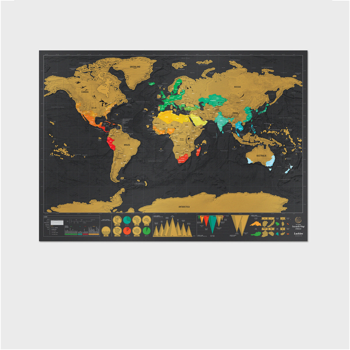 Delux Scratch Map