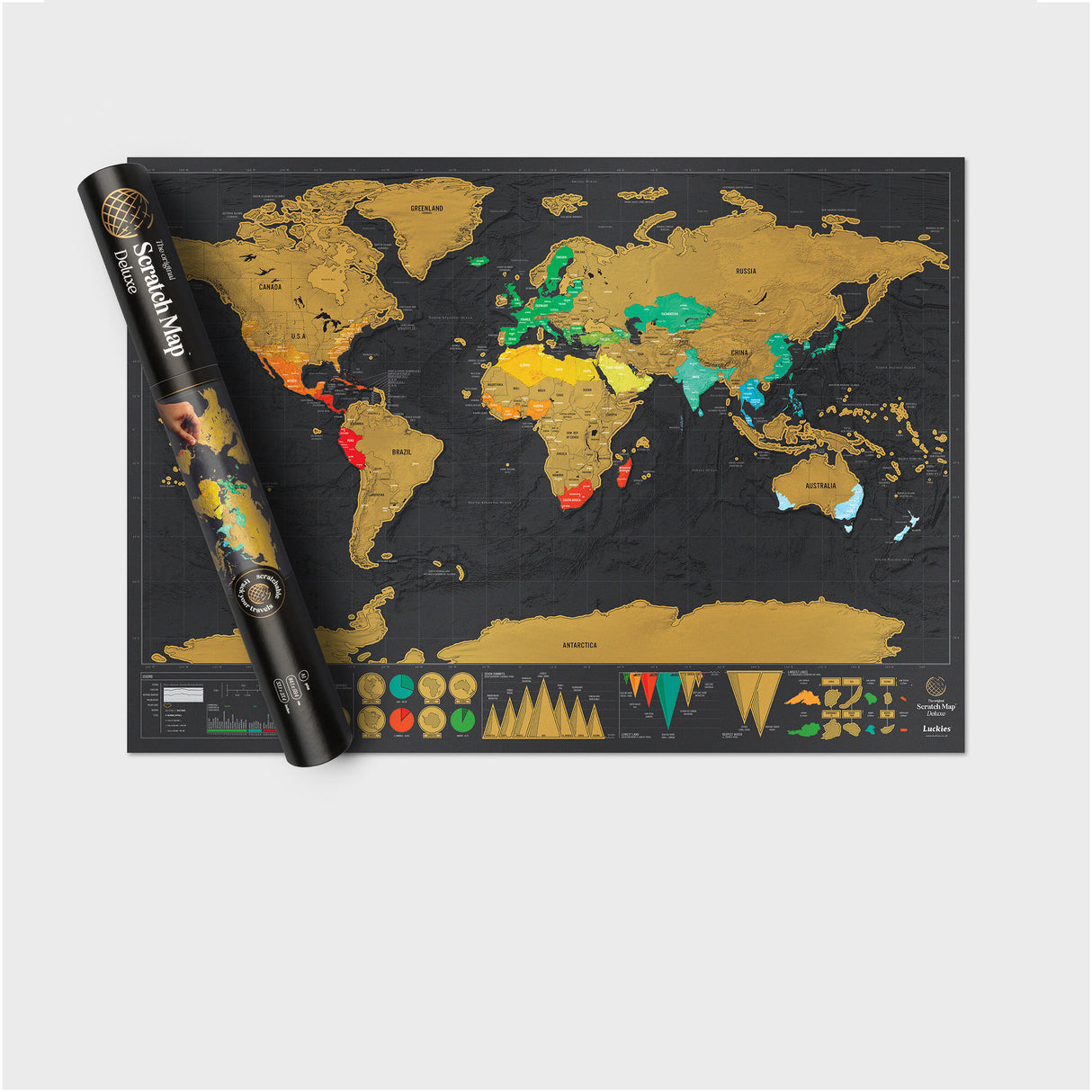 Delux Scratch Map