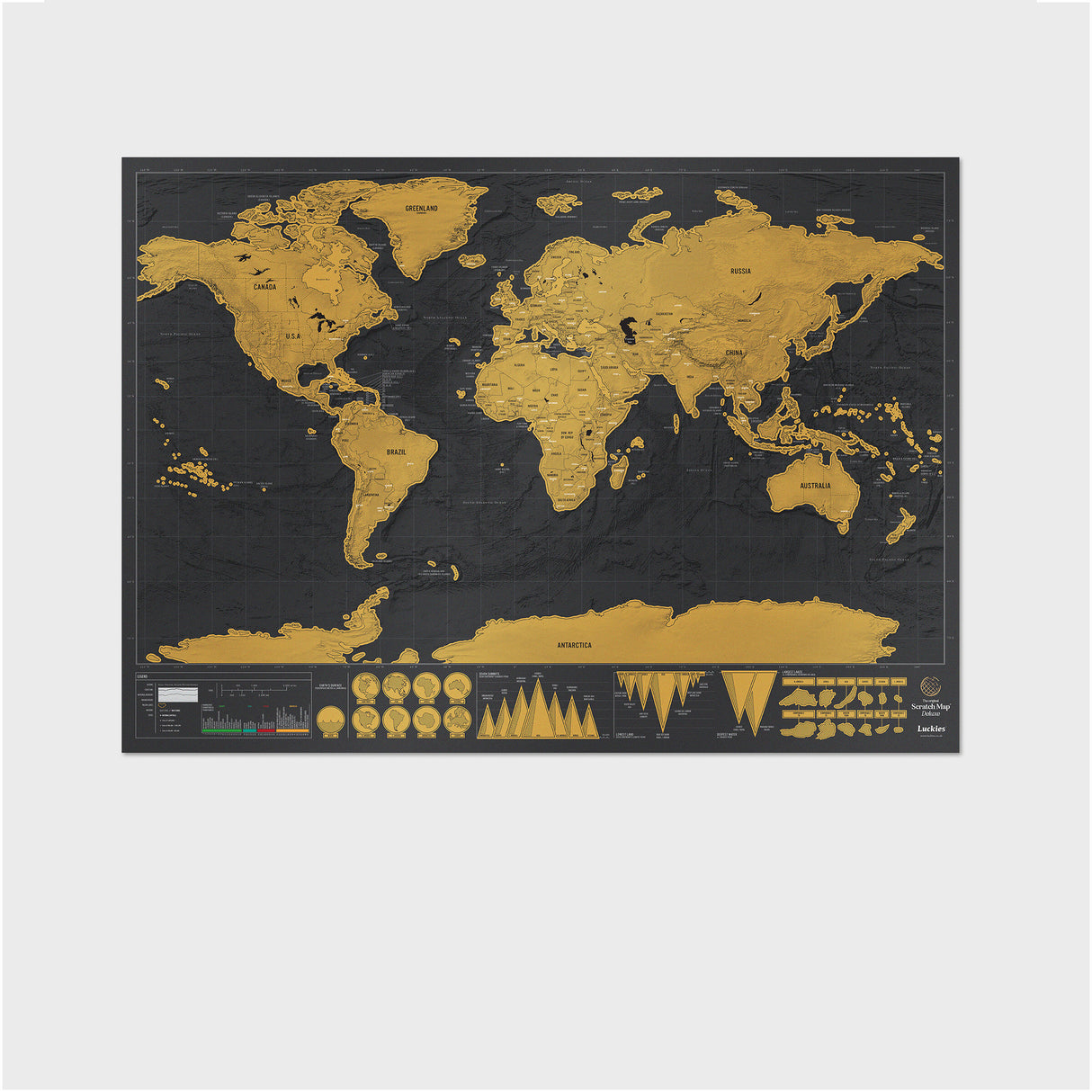 Delux Scratch Map