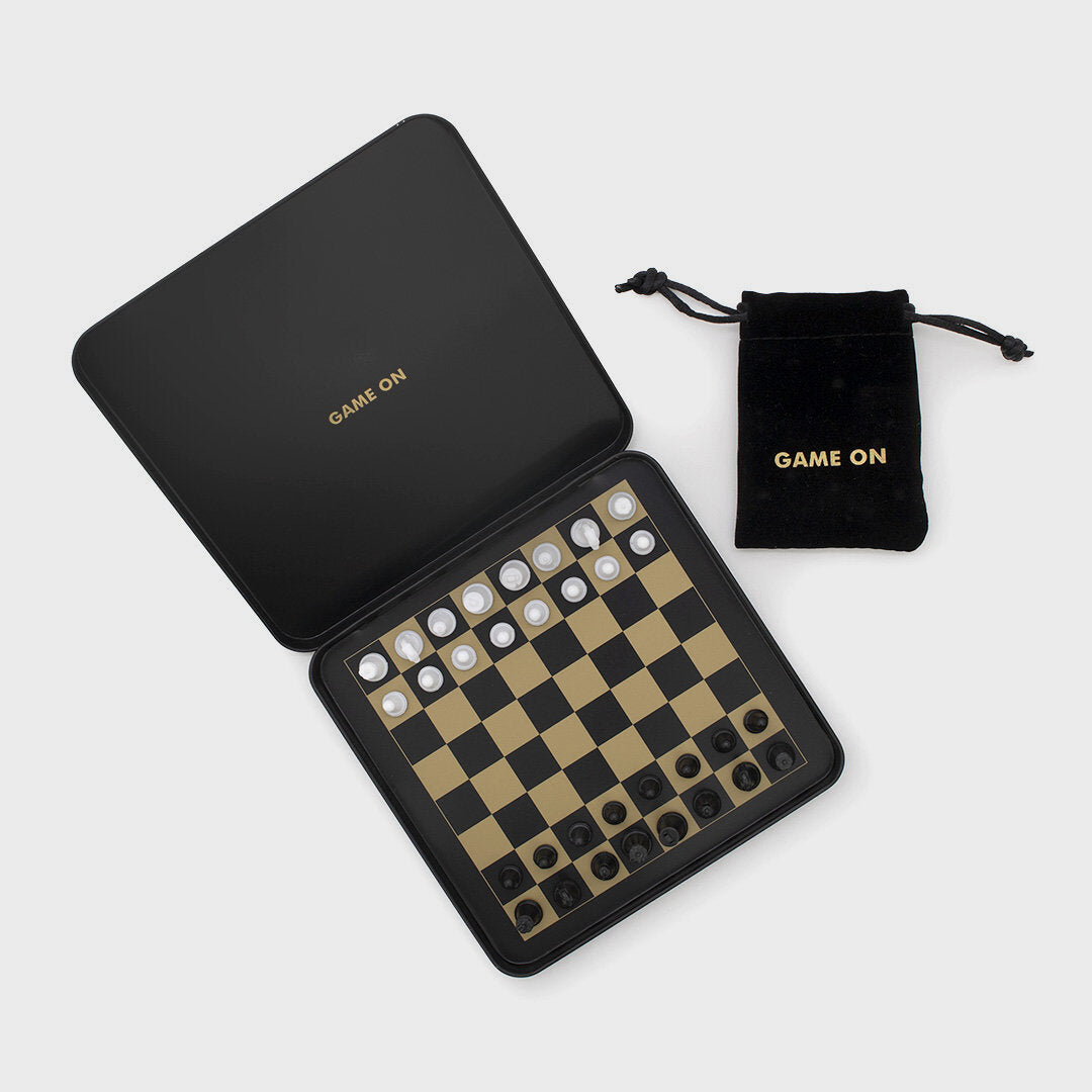 Iron & Glory Game On Travel Chess Set Game
