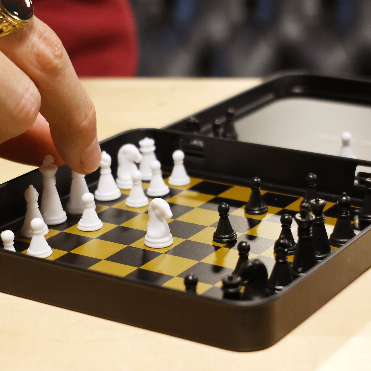 Iron & Glory Game On Travel Chess Set Game
