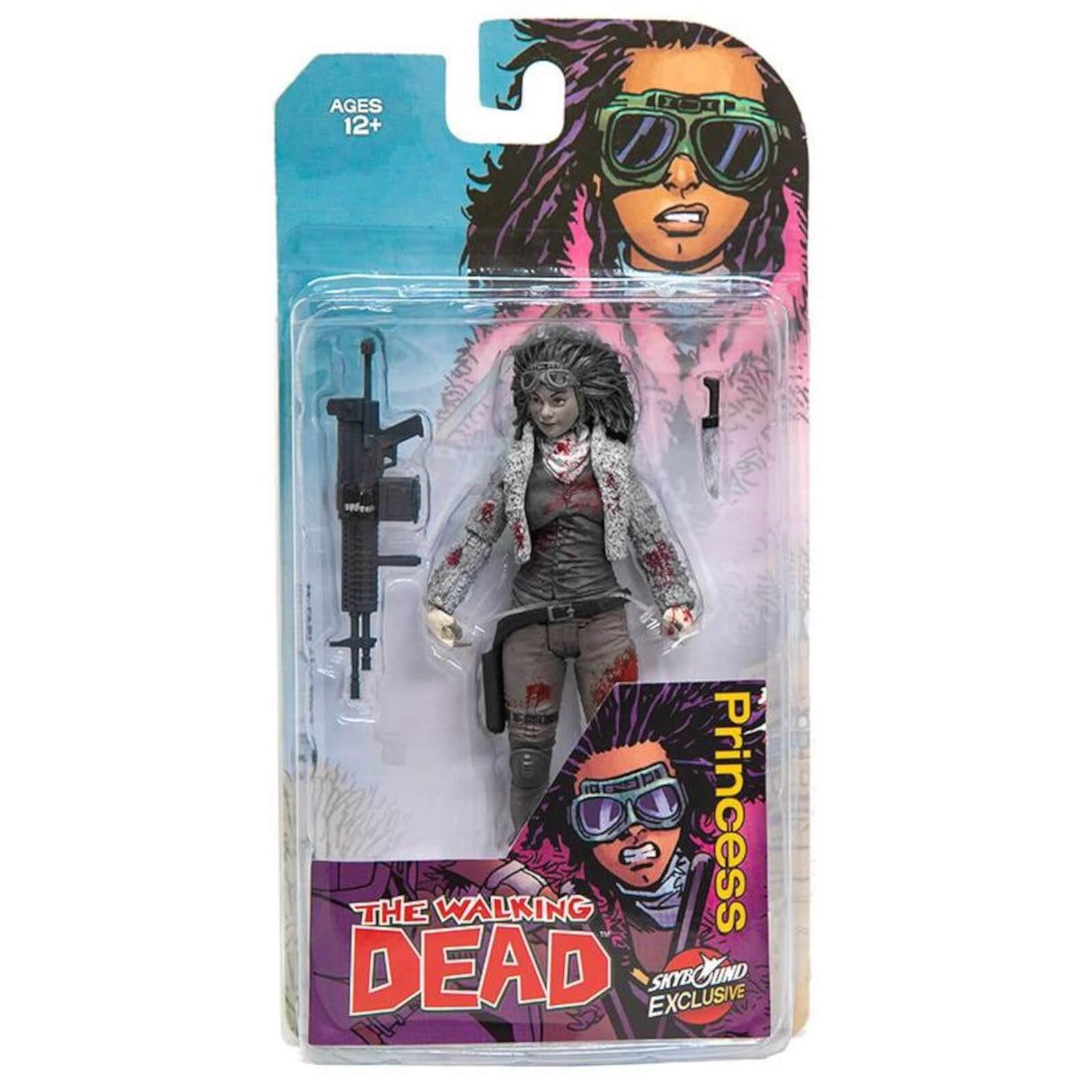 Skybound Walking Dead Princess Figure (Bloody and BW Variant)
