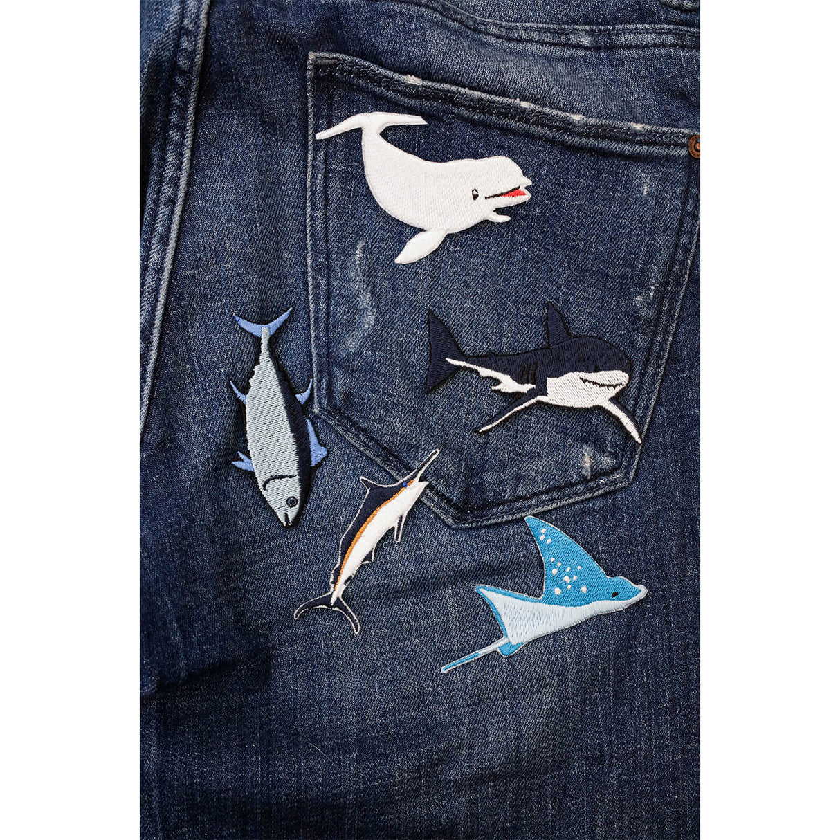 Iron On Patch Sea Creature Set