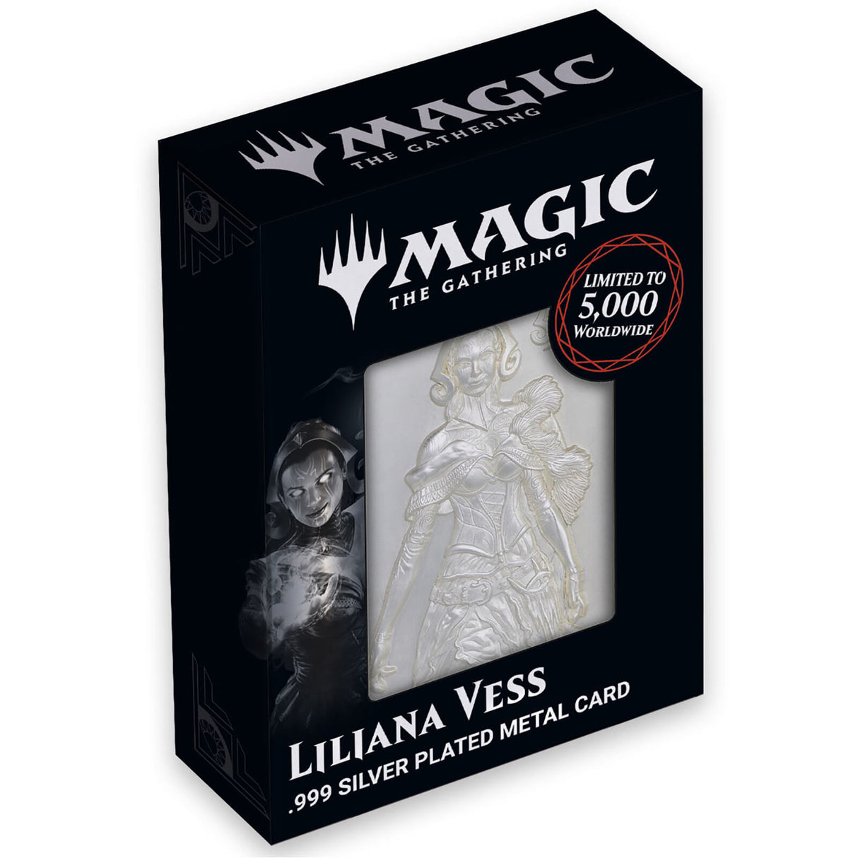 Magic the Gathering Limited Edition 999 Silver Plated Liliana Metal Collectible by Fanattik