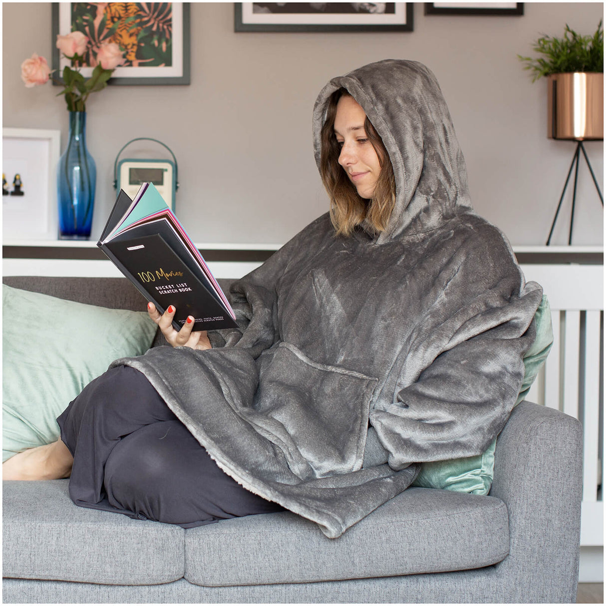 Grey Huggie Blanket
