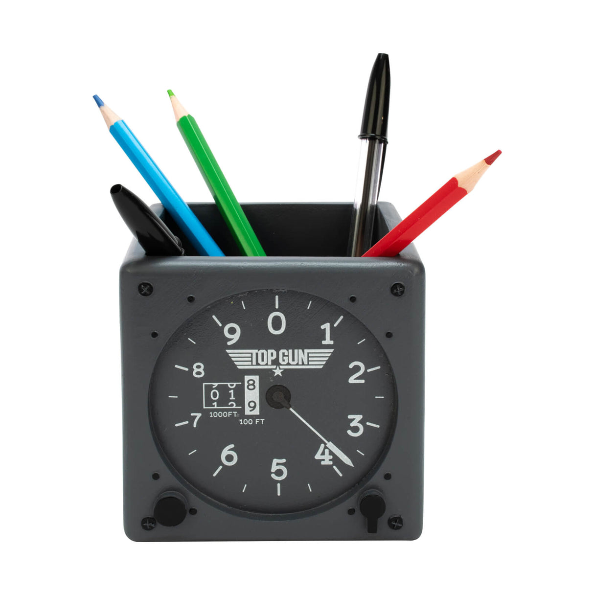 Top Gun Altitude Meter Desk Tidy Pen Pot