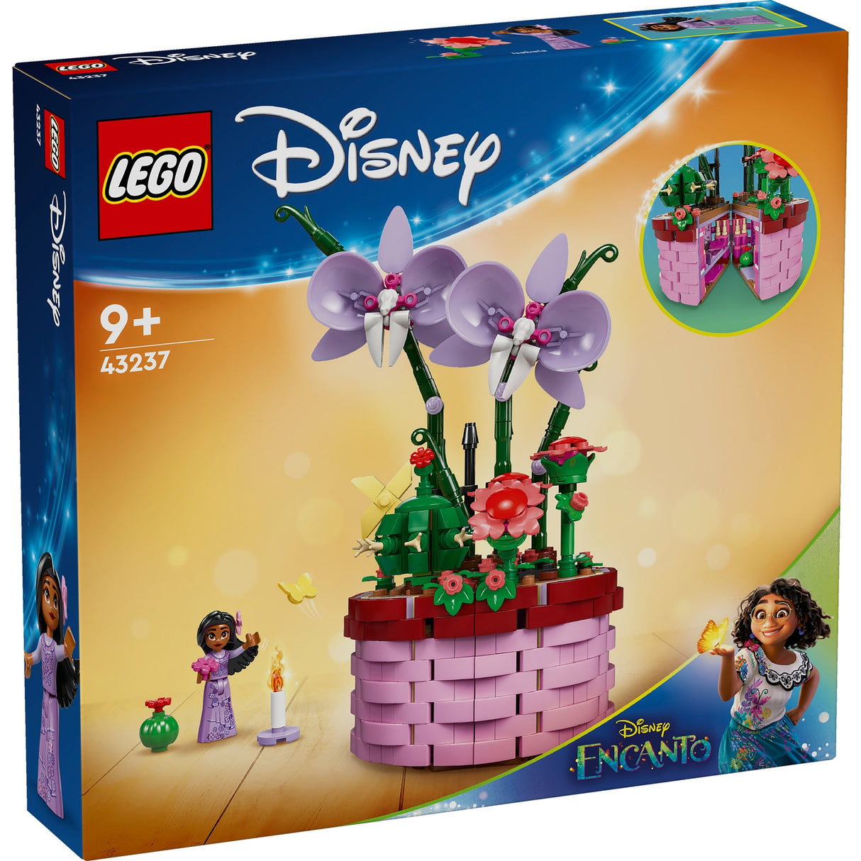 LEGO | Disney Encanto Isabela Flowerpot with Buildable Flower Toy and Film Character 43237