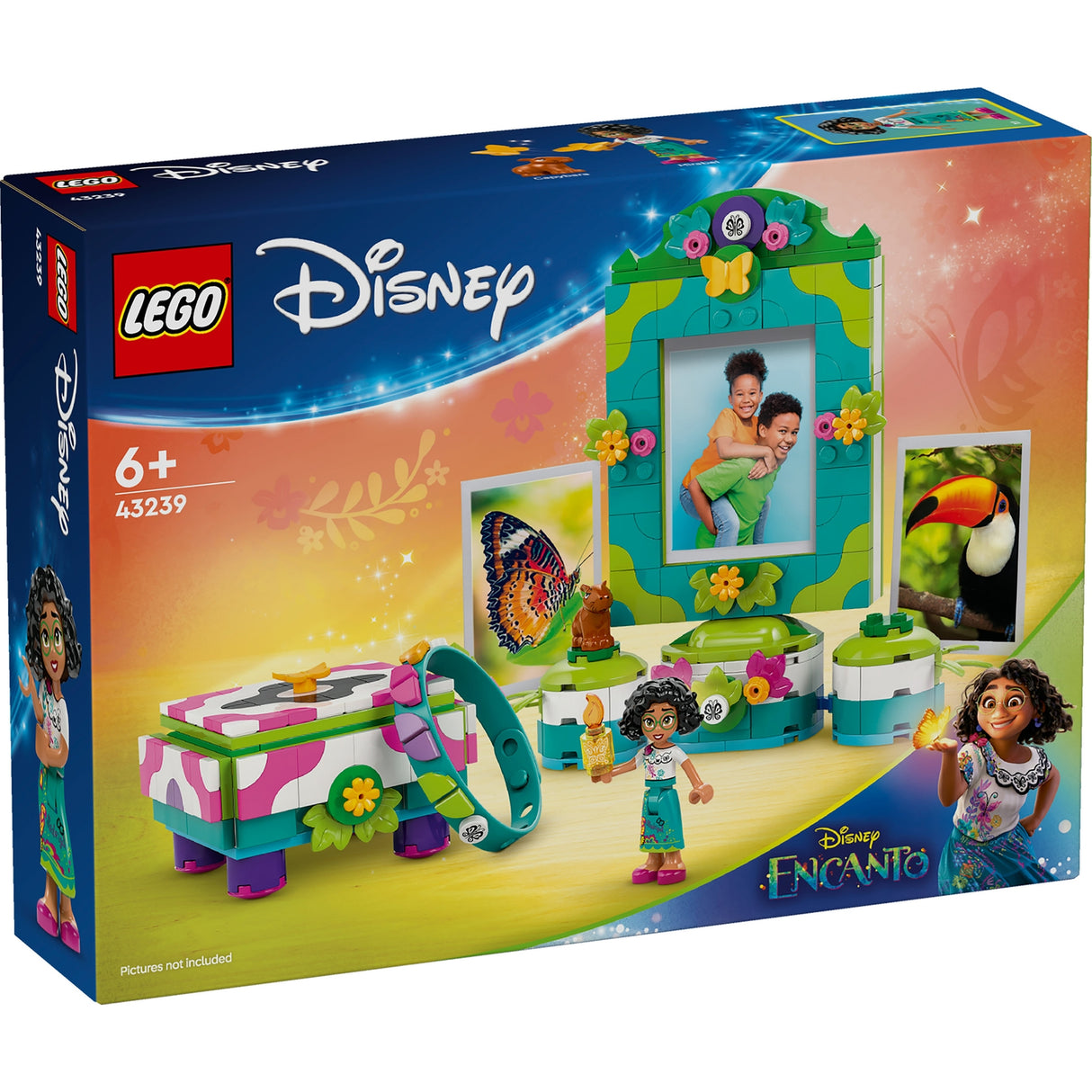 LEGO | Disney Encanto Mirabel Photo Frame and Jewellery Box Buildable Toy with Character 43239