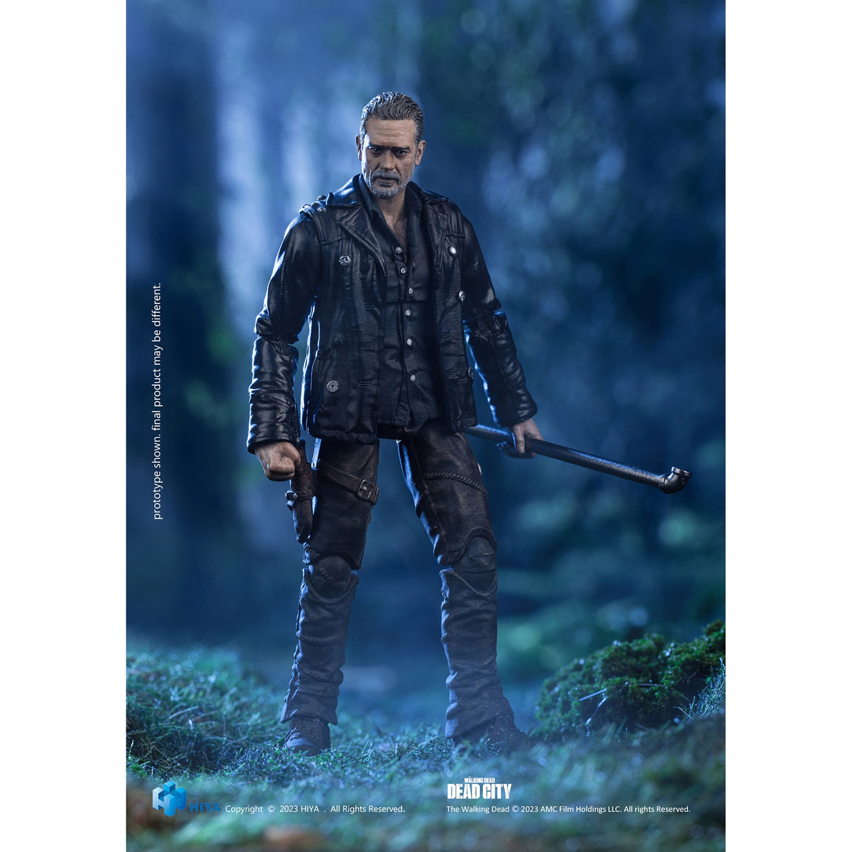 HIYA Toys Walking Dead Dead City Negan 118th Scale Action Figure