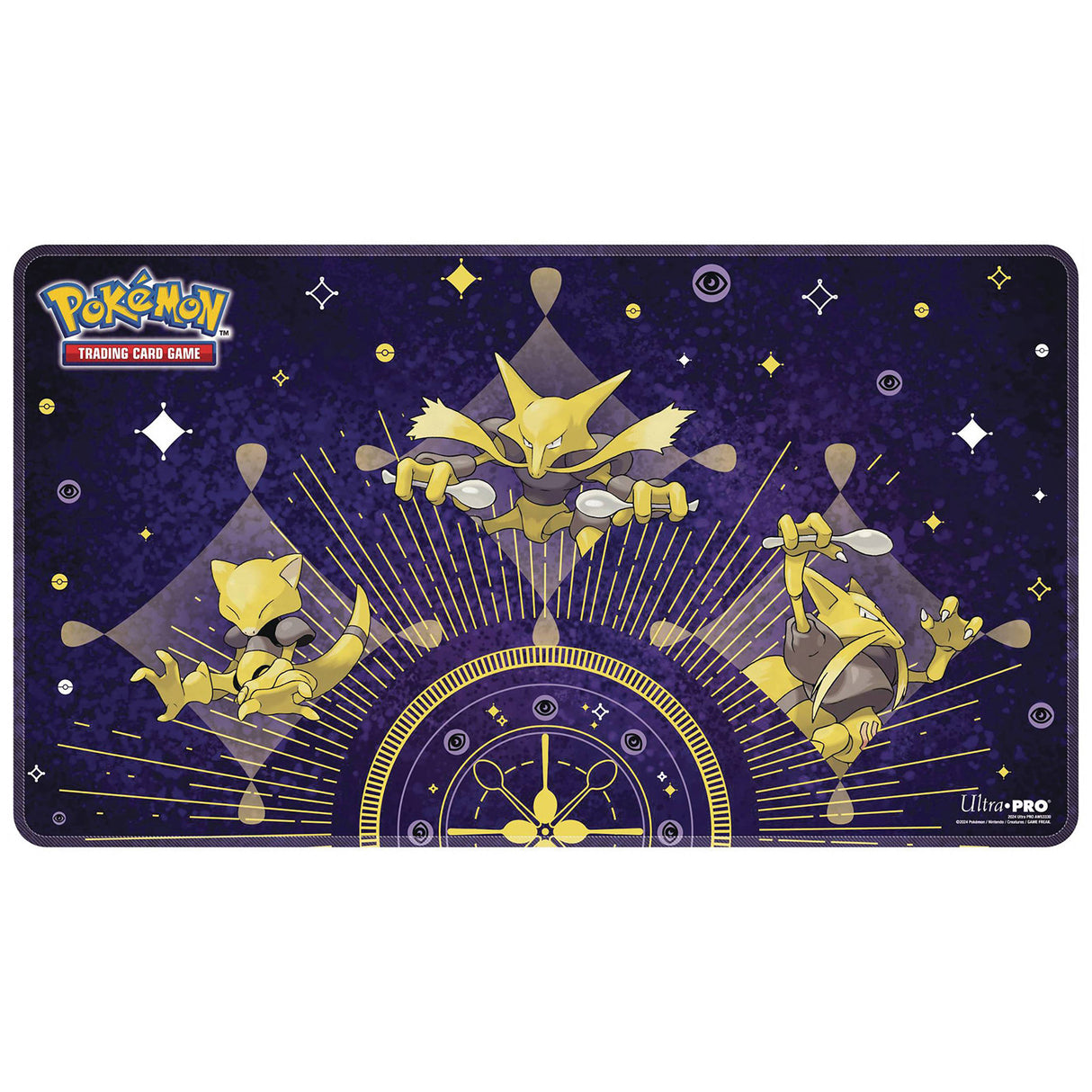 Pokmon Abra Evolutions White Stitched Playmat
