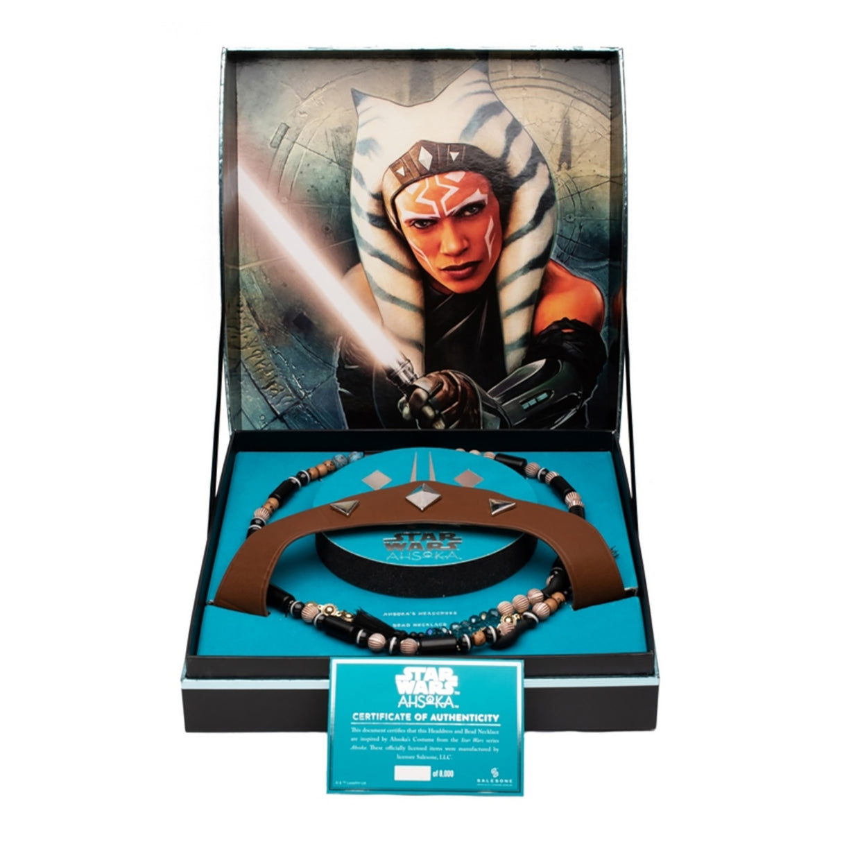 SalesOne Star Wars Ahsoka Tano Headband Belt Beads Replica