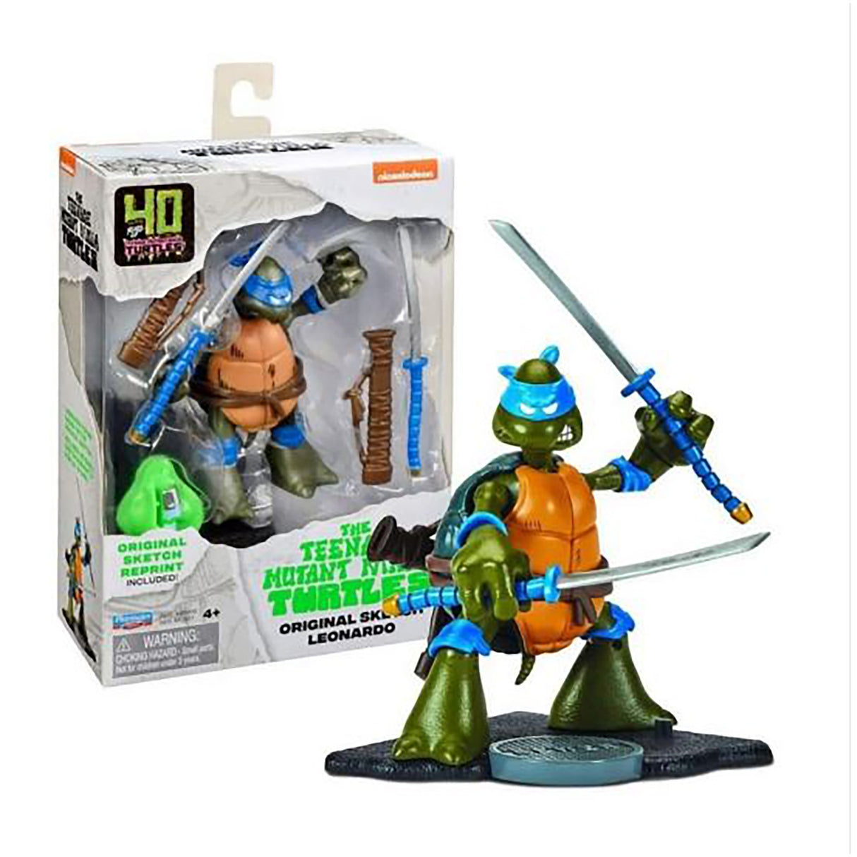 Teenage Mutant Ninja Turtles TMNT Original Sketch Action Figure Leonardo