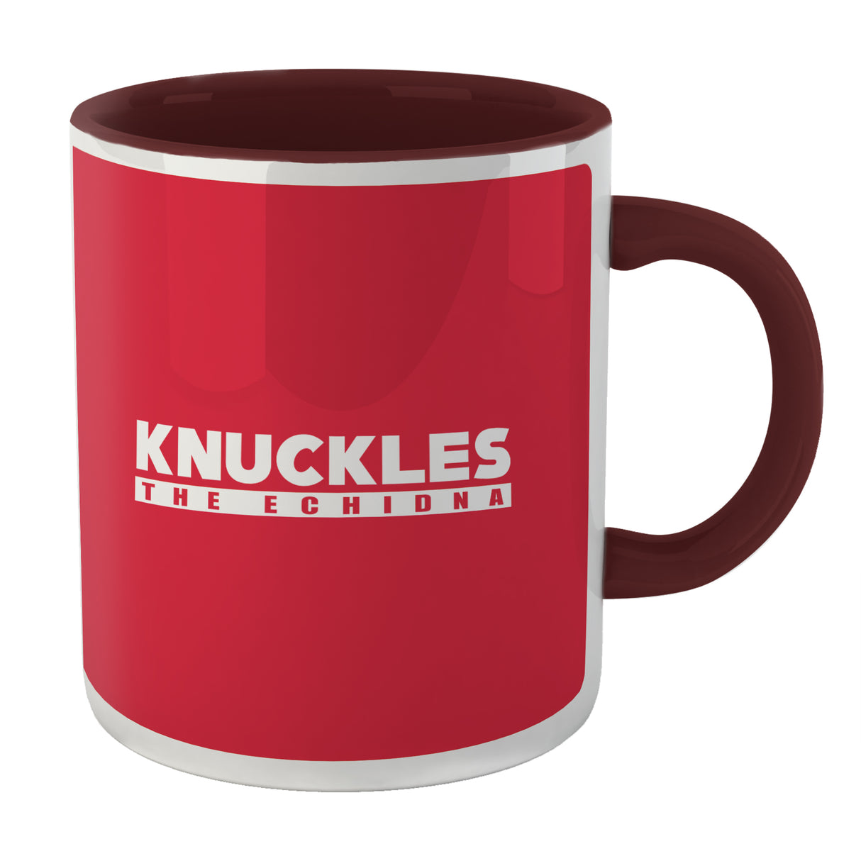 Sonic The Hedgehog Knuckles Face Mug