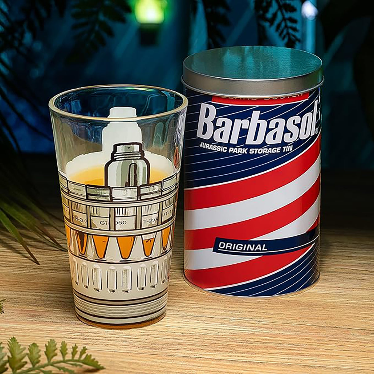 JURASSIC PARK PP9732 BARBASOL GLASSTIN