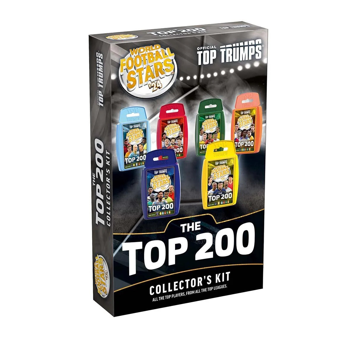 World Football Stars Top 200 Top Trumps Collectors Kit Game
