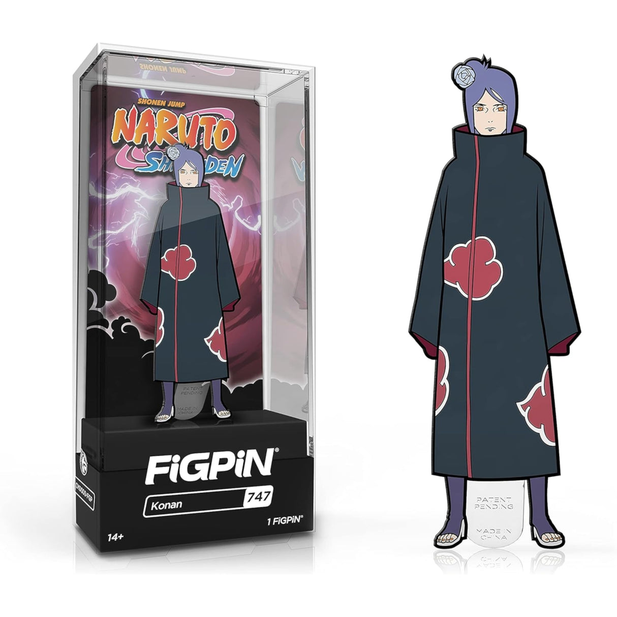 FiGPiN Naruto Shippuden Konan 3 Enamel Pin #747