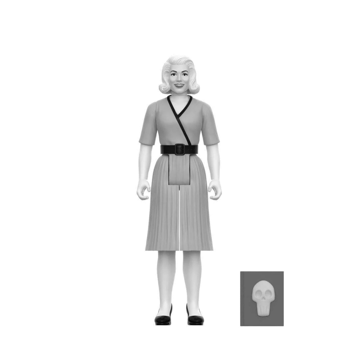Super7 The Munsters W3 - Mariyln Munster (Grey Scale) ReAction Figure