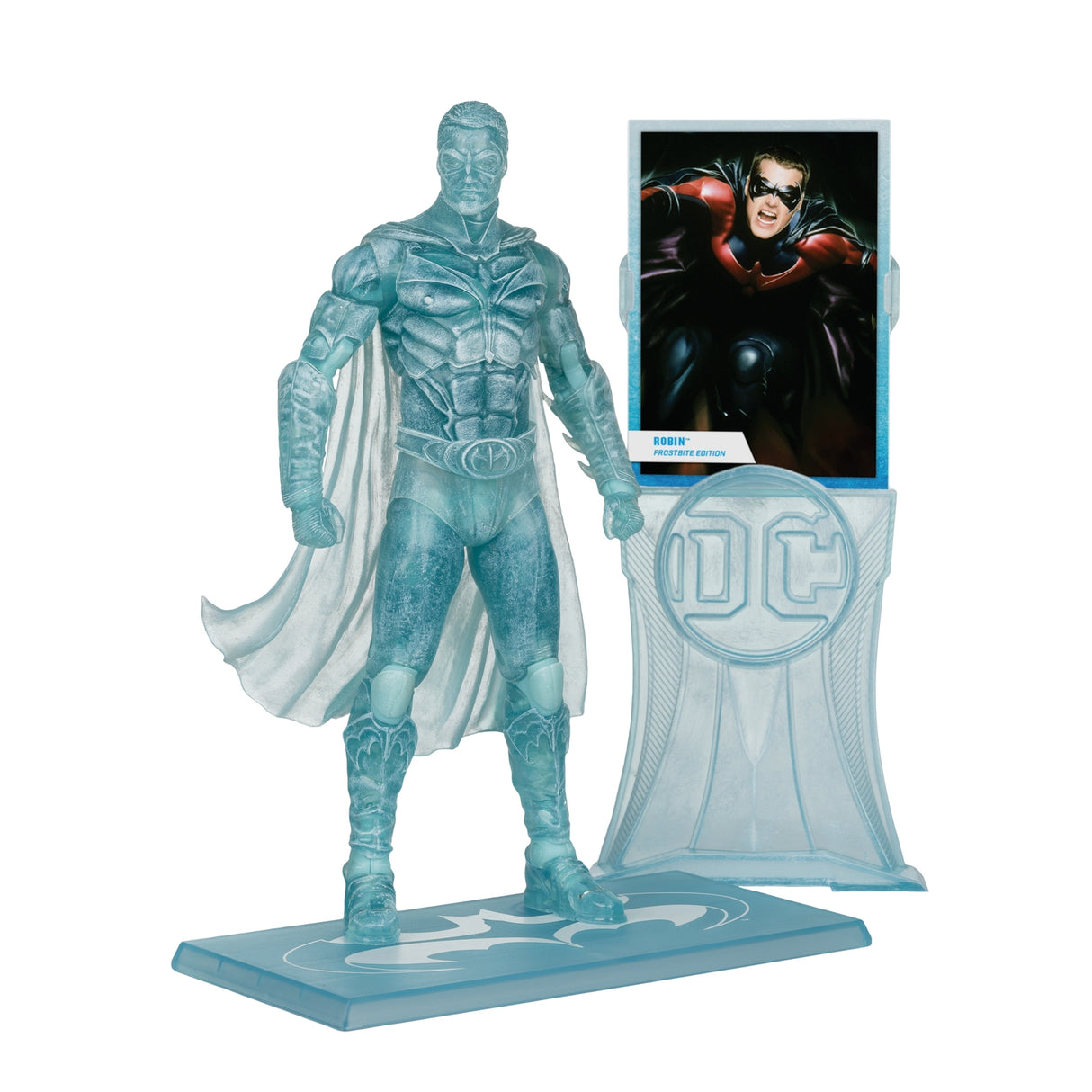 McFarlane DC Multiverse Batman And Robin Frostbite Robin Gold Label Version Action Figure (7 )