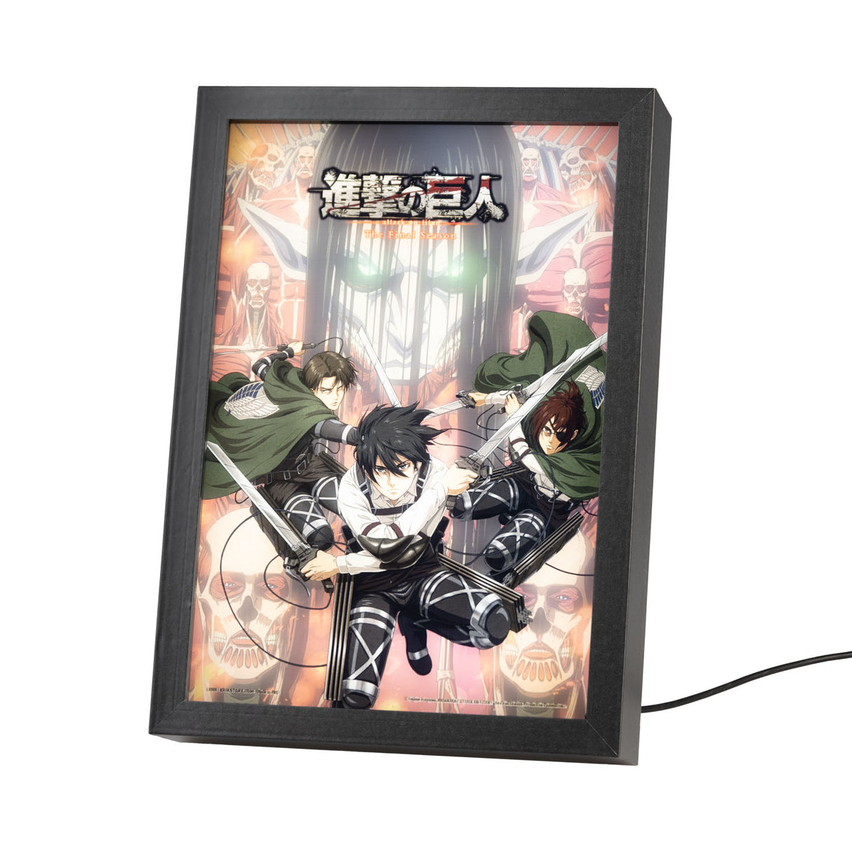 Attack On Titan LED Framed Print