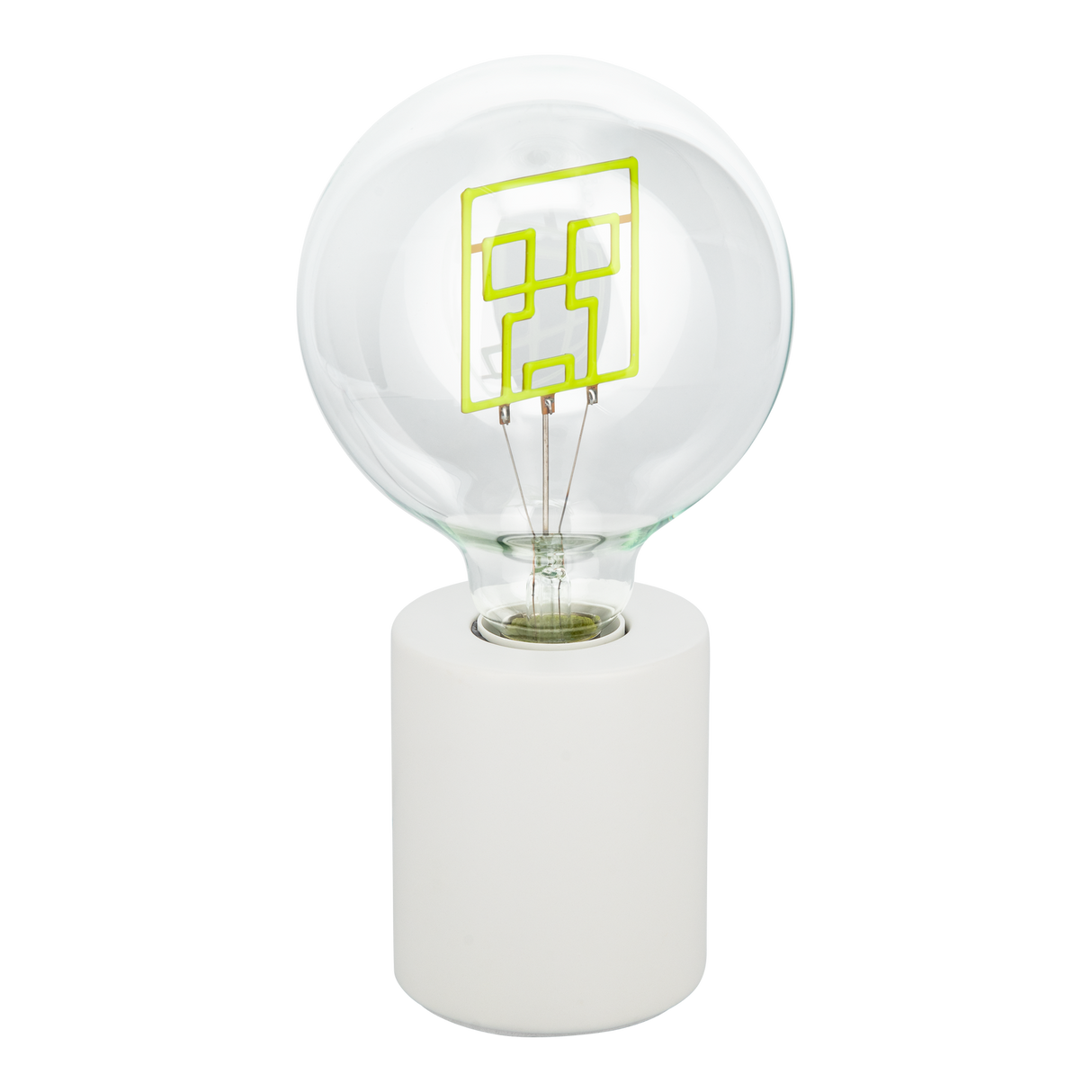 Minecraft Creeper Led Neon Bulb Lamp Uk
