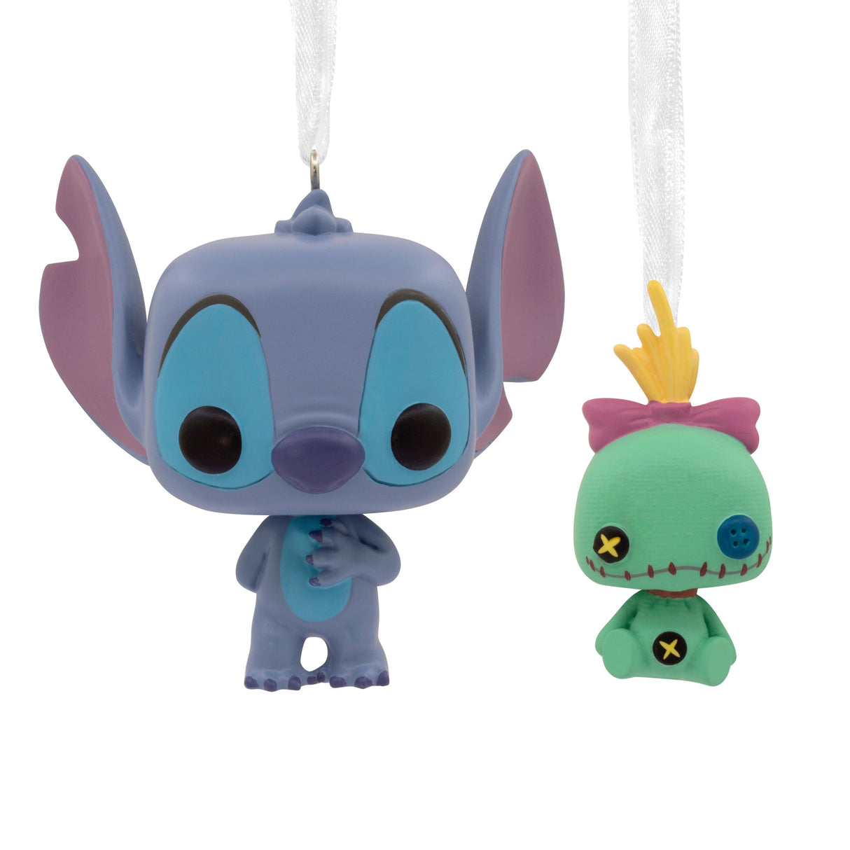 Hallmark Funko POP Disney Lilo Stitch Christmas Ornaments - 2 Pack Stitch Scrump