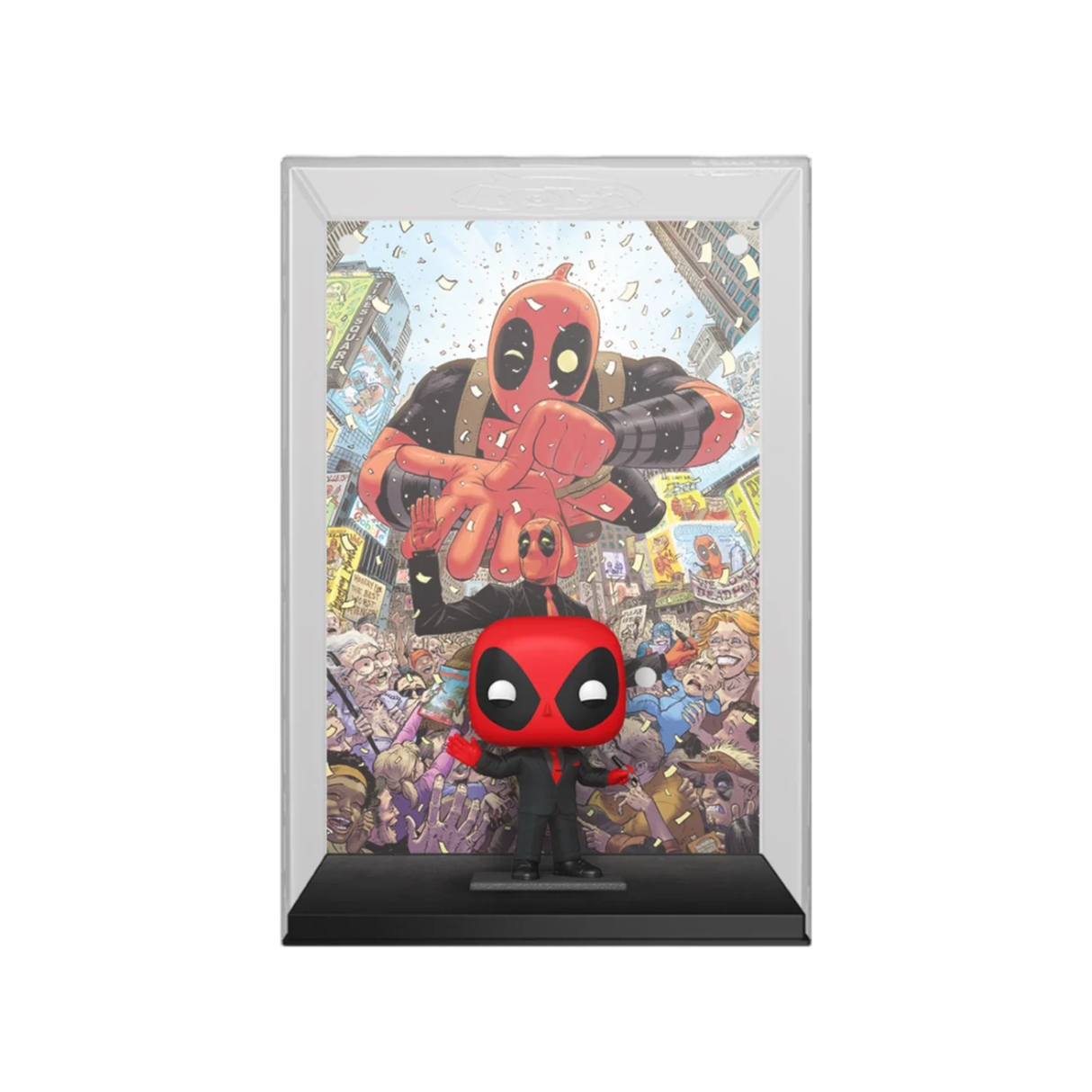 Marvel POP! Comic Cover Vinyl Figure Deadpool (2025) #1 Deadpool in Black Suit 9 cm
