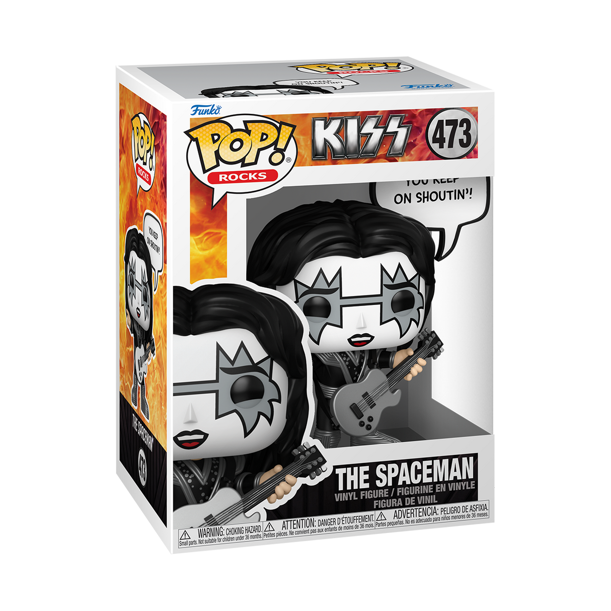 KISS The Spaceman You Keep On Shoutin Funko Pop Vinyl Sayings