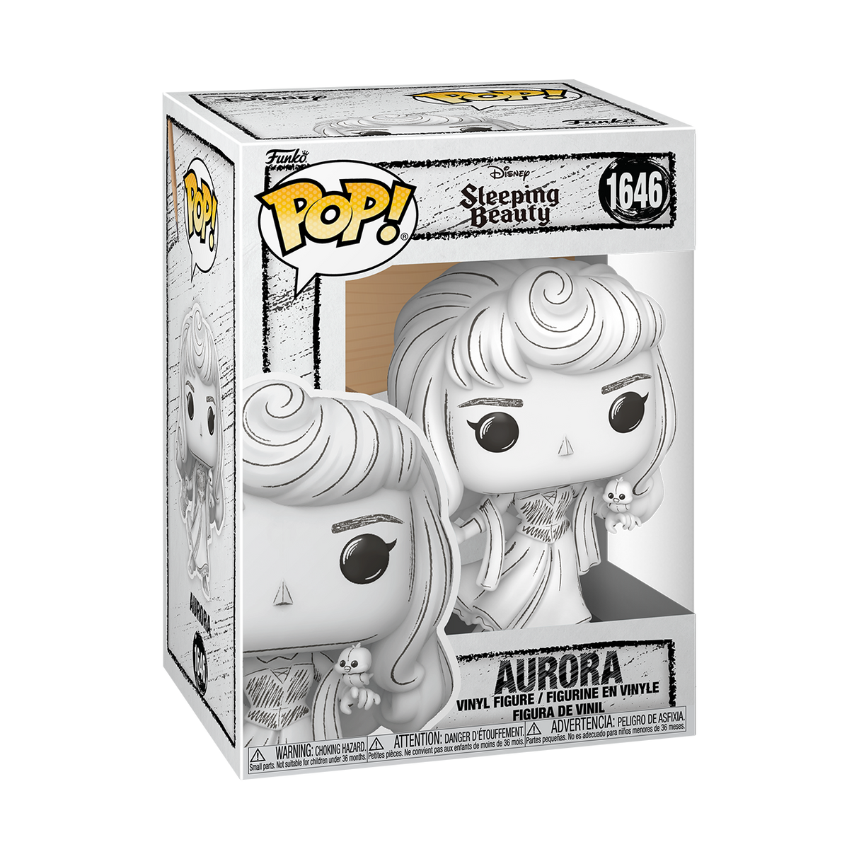 Disney Sketched Aurora Funko Pop Vinyl