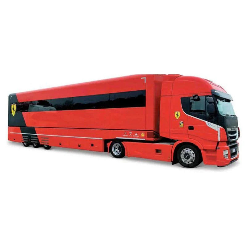 143 F1 FERRARI IVECO S-Way 570 RACING TRANSPORTER WITH ONE CAR
