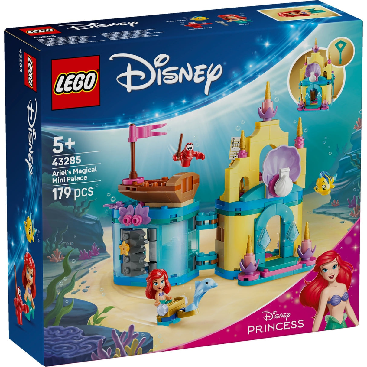 LEGO Disney Princess Ariels Magical Mini Palace Toy 43285