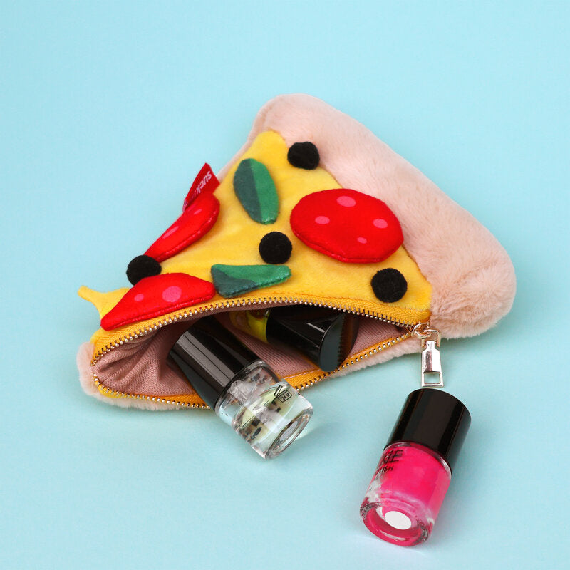 Plush Pizza Zip Pouch
