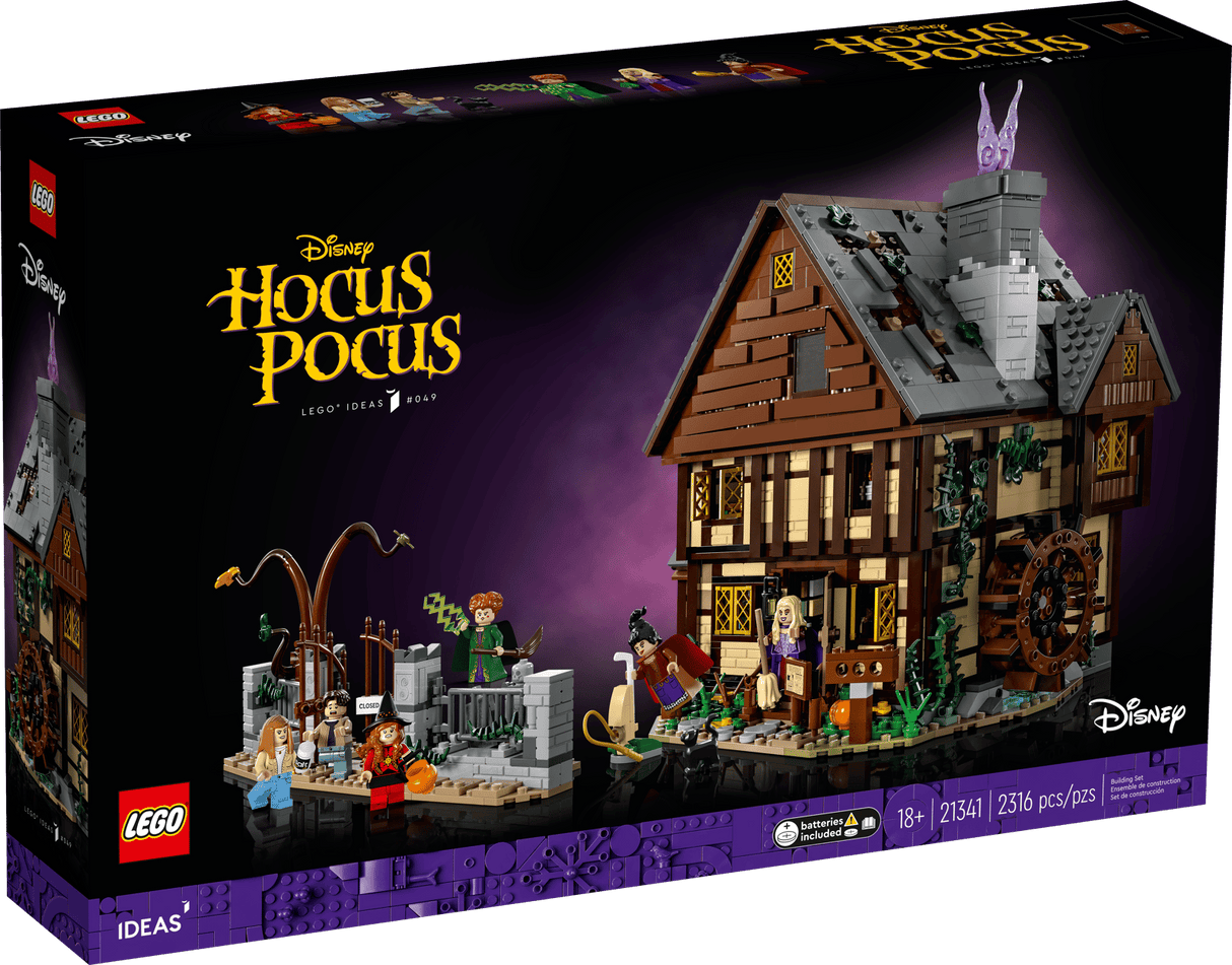 LEGO Ideas Disney Hocus Pocus: The Sanderson Sisters' Cottage 21341