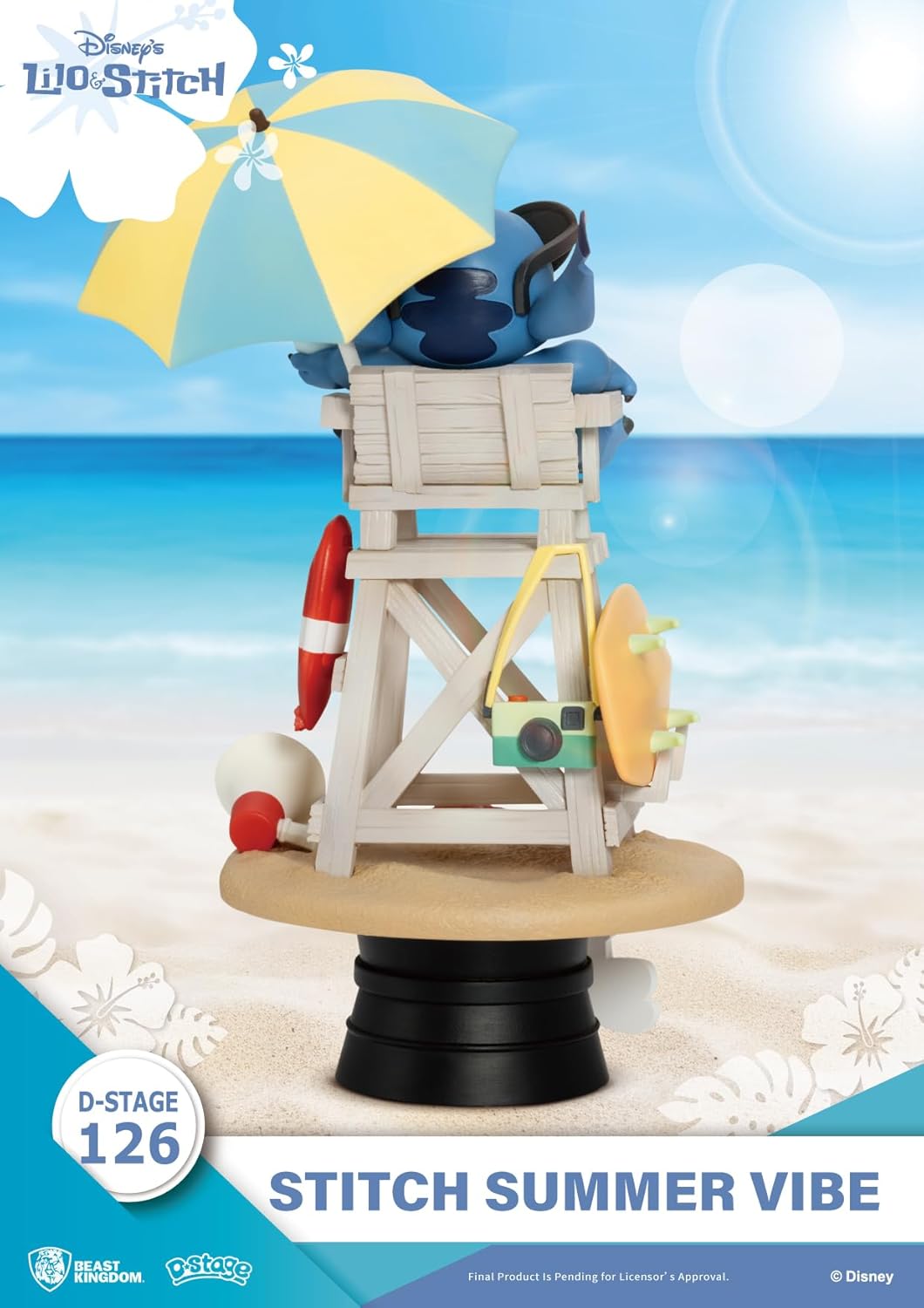 Disney Diorama Lilo Stitch Summer Vibe
