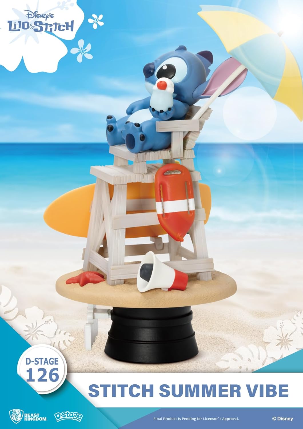Disney Diorama Lilo Stitch Summer Vibe