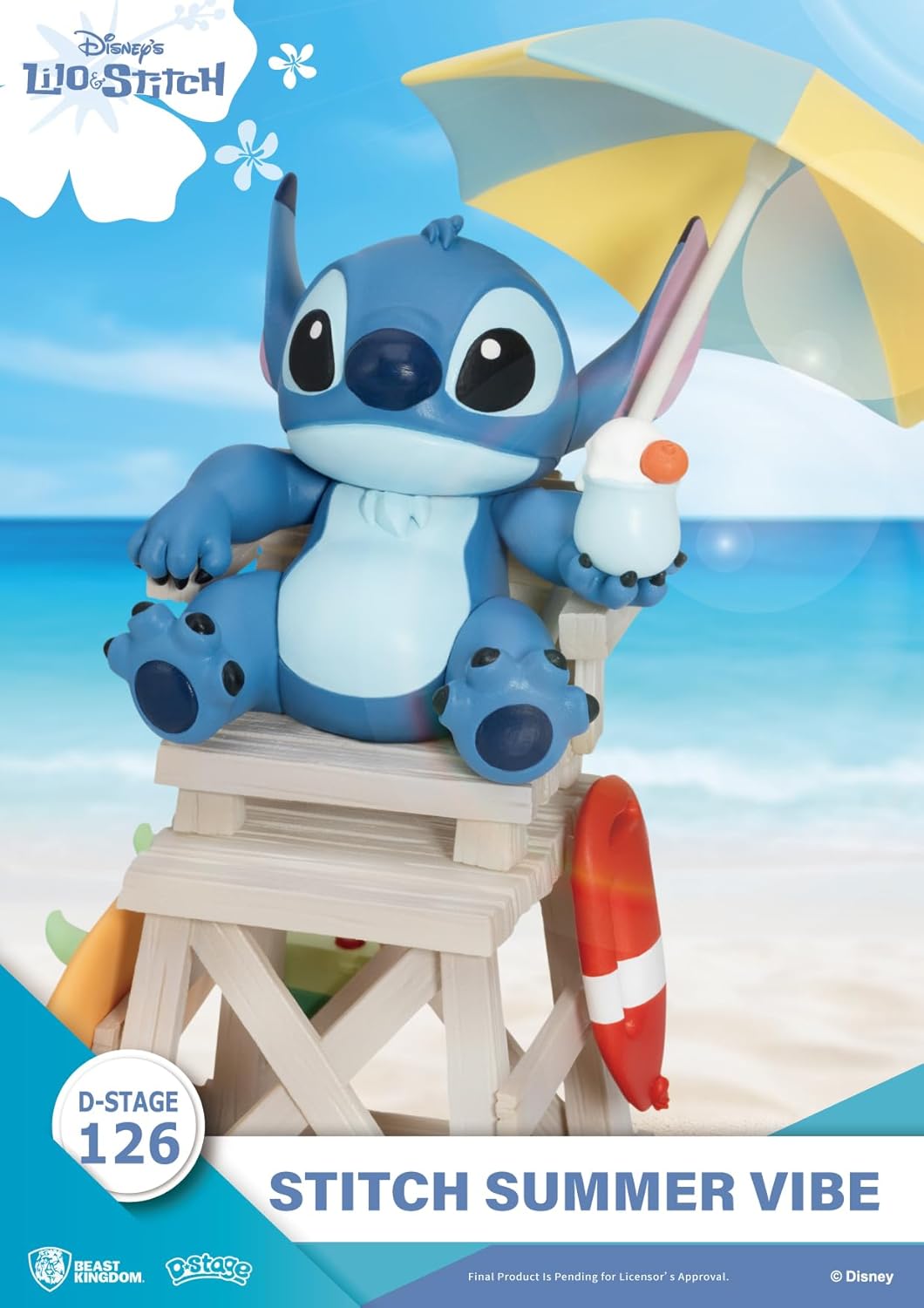 Disney Diorama Lilo Stitch Summer Vibe