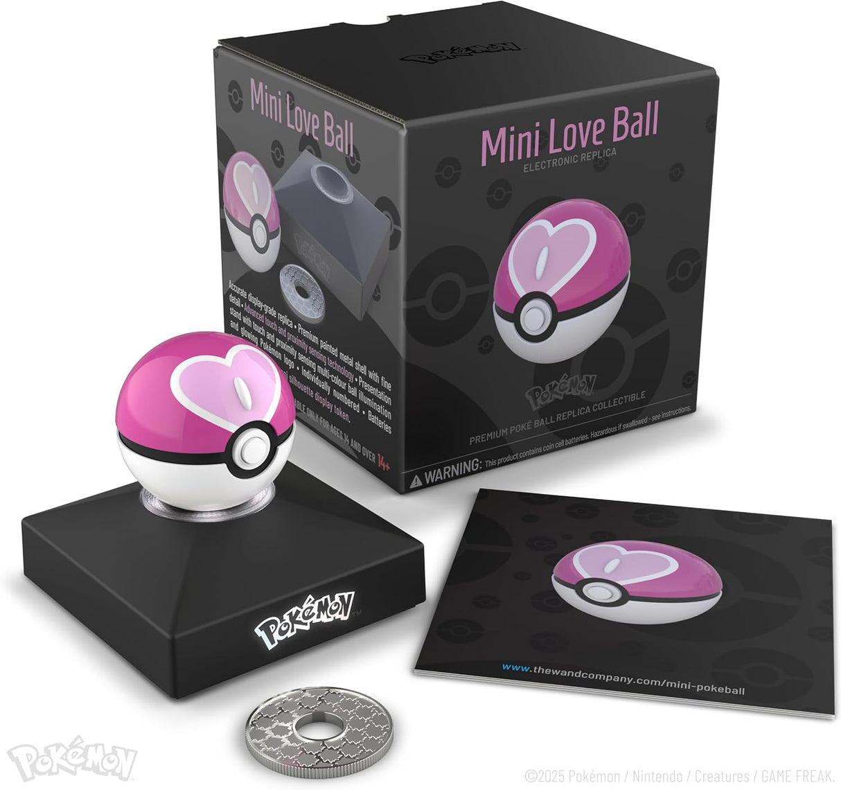 Pokémon Die-cast Replica Mini Love Ball