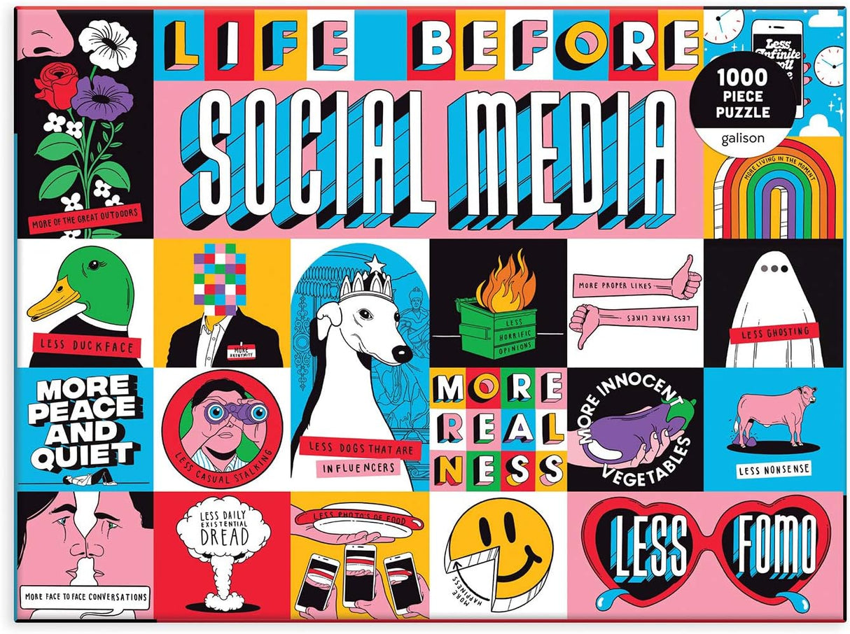 Life Before Social Media Jigsaw Puzzle