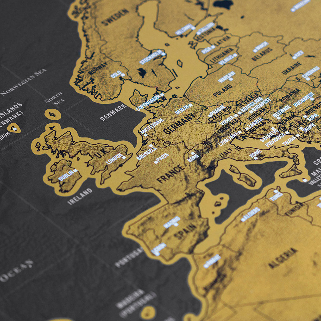 Delux Scratch Map