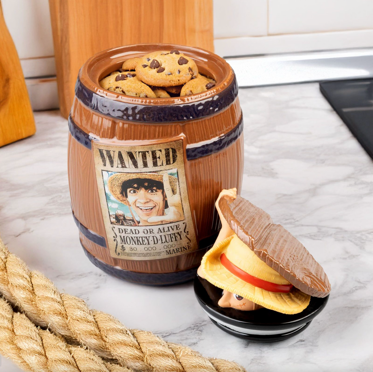 One Piece Netflix Most Wanted Cookie Jar