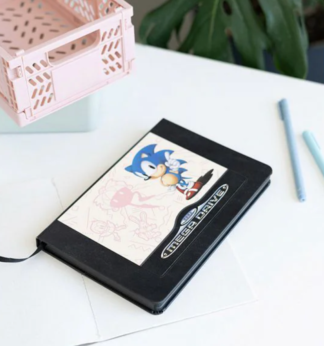 Sonic Premium A5 Notebook With Game Cartridge Gift Box