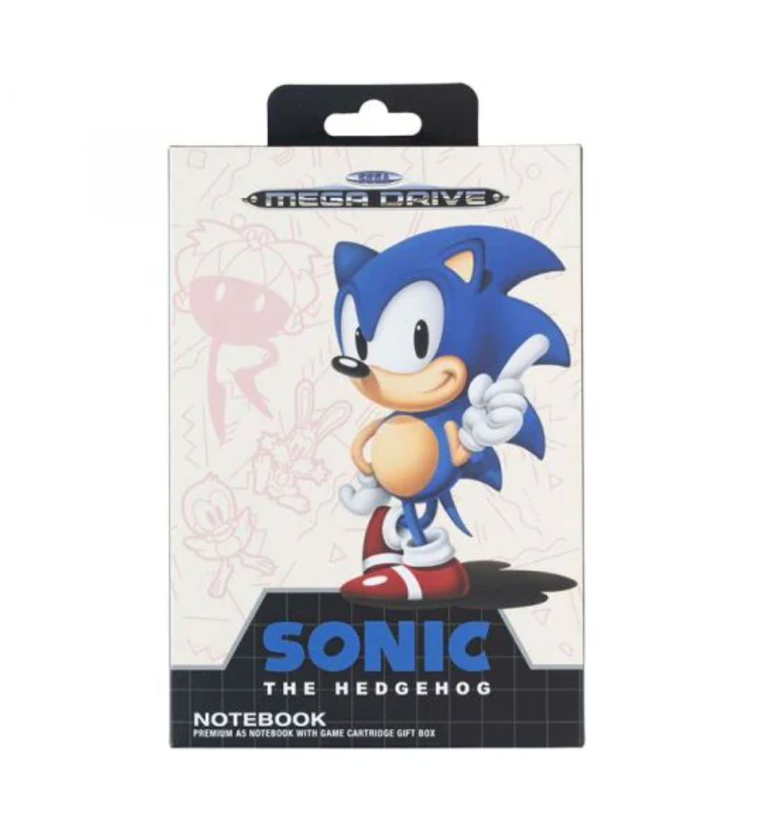 Sonic Premium A5 Notebook With Game Cartridge Gift Box