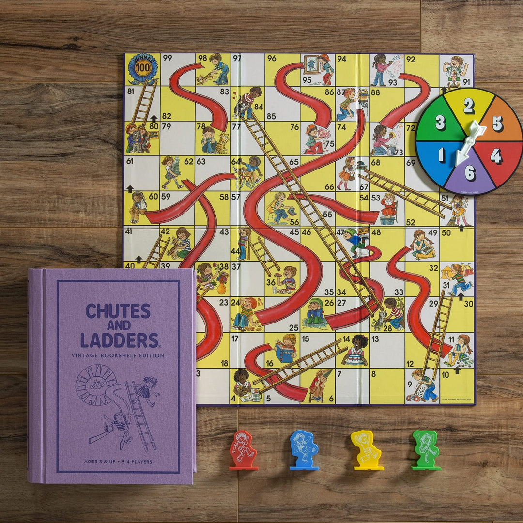 Chutes and Ladders Vintage Bookshelf Edition
