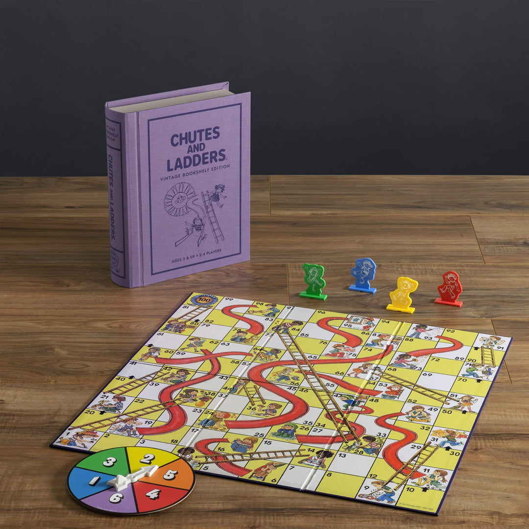 Chutes and Ladders Vintage Bookshelf Edition