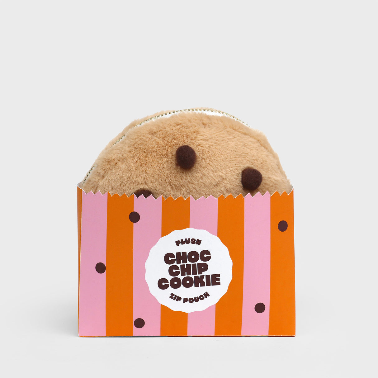 PLUSH COOKIE ZIP POUCH