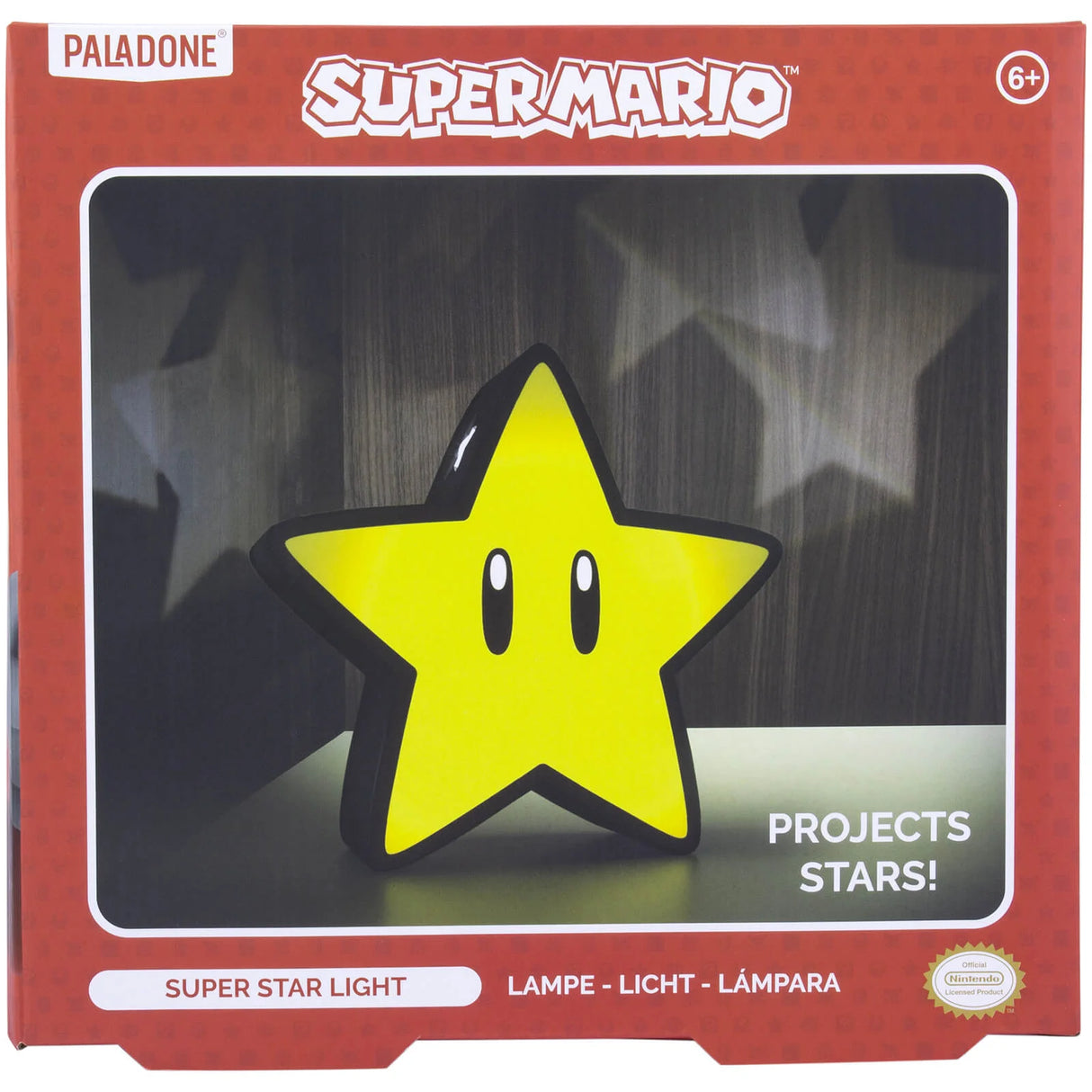 Super Mario Super Star Light with Projection