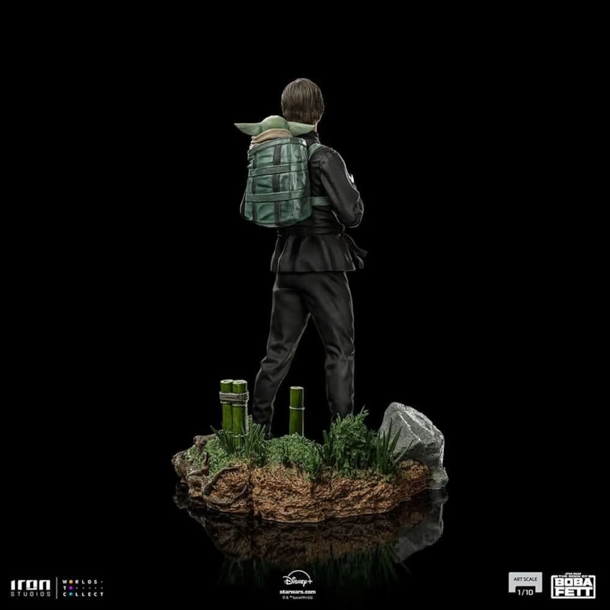 Iron Studios Star Wars The Book of Boba Fett Luke Skywalker and Grogu Training Version 110 Art Scale Statue