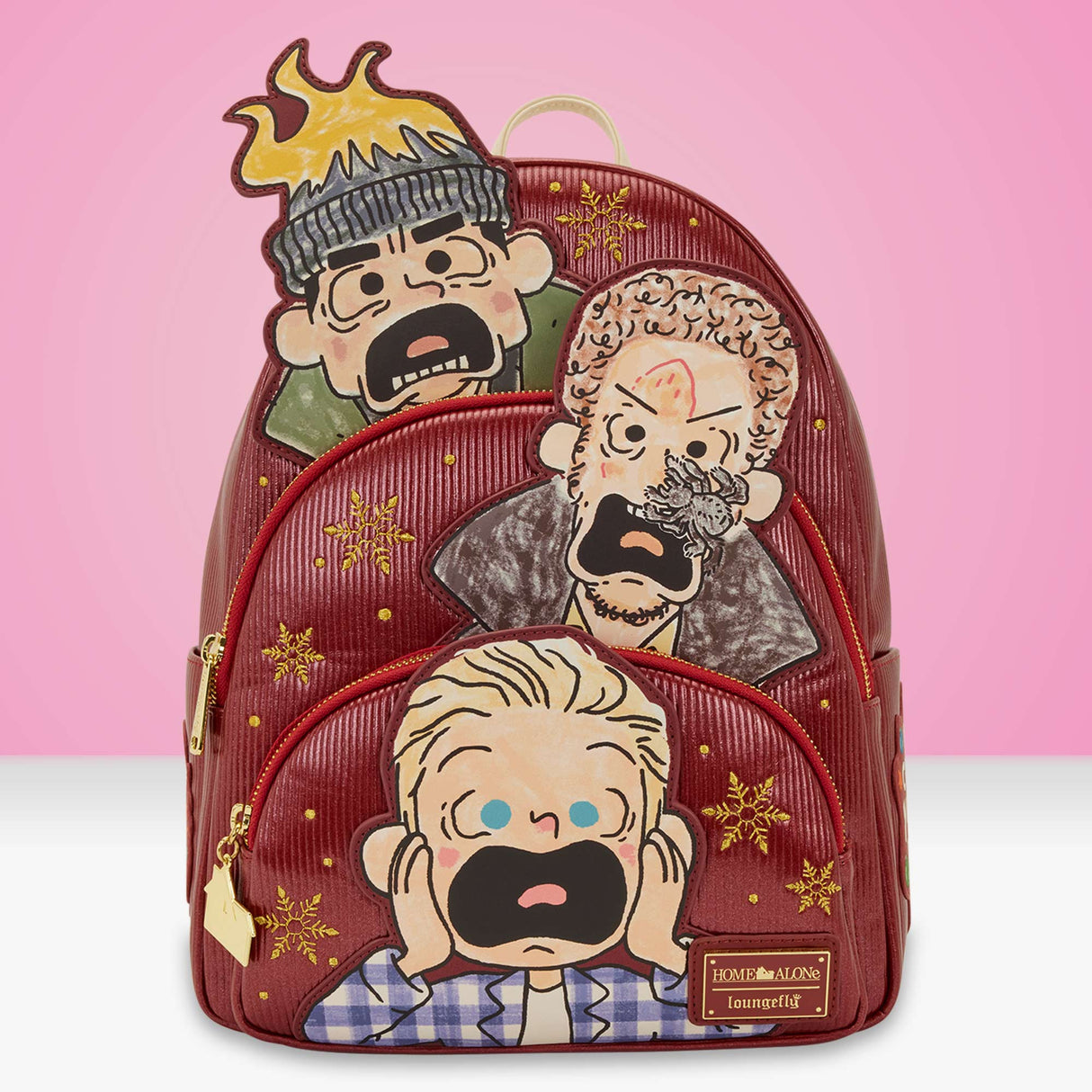 Home Alone by Loungefly Triple Pocket Mid-Size Backpack