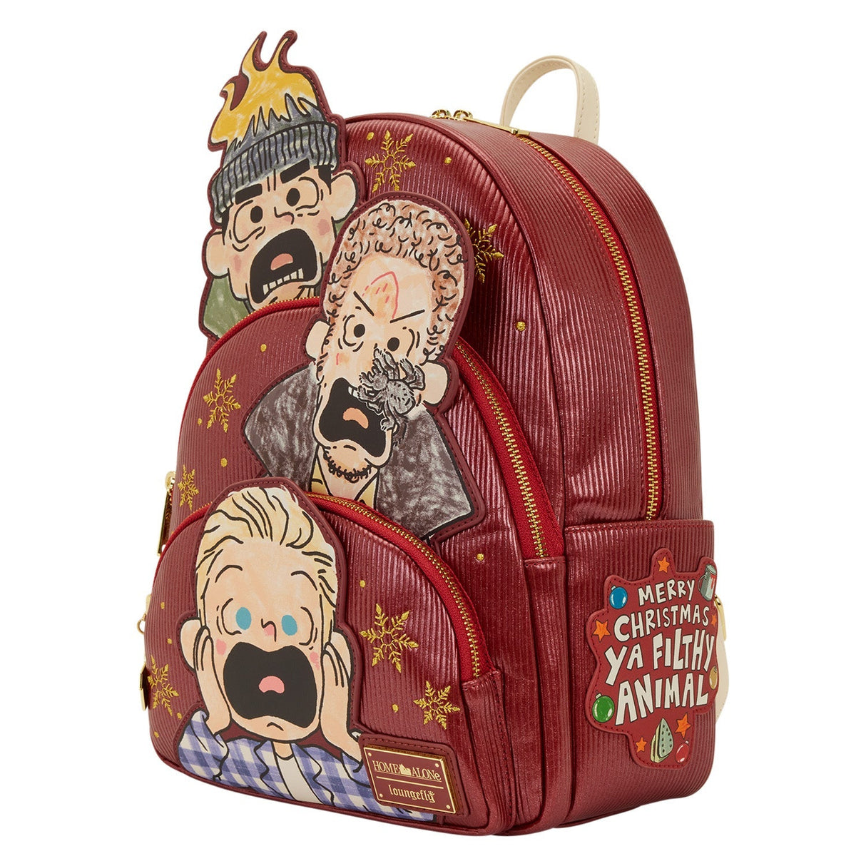 Home Alone by Loungefly Triple Pocket Mid-Size Backpack