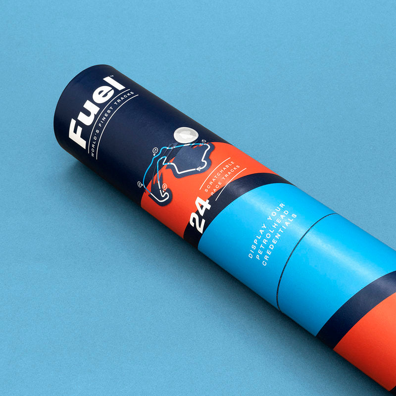 Luckies-Fuel Race Tracks Poster