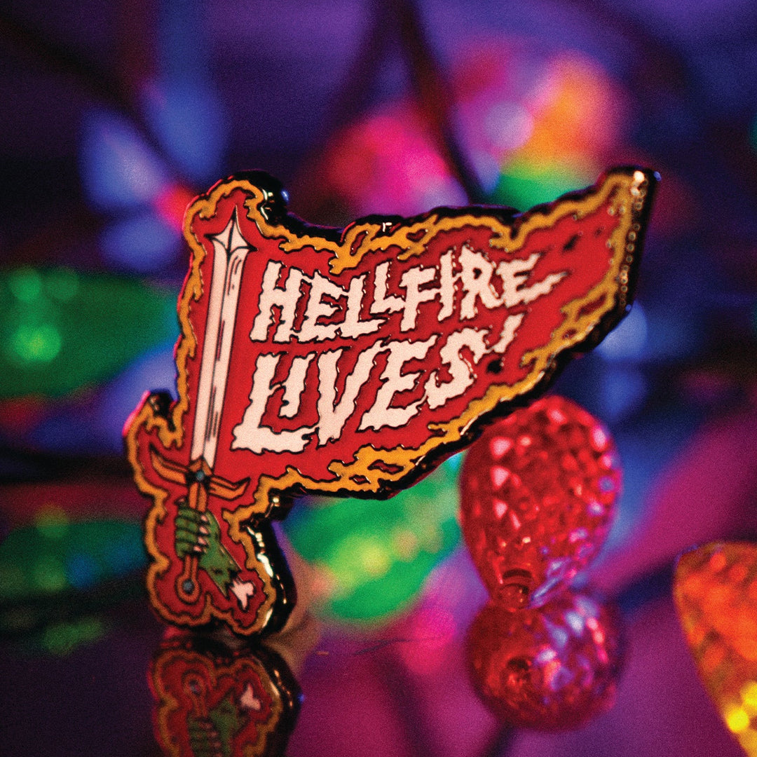 Stranger Things Pin Badge Hellfire Lives Limited Edition
